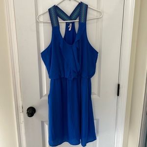 Xhiliartion royal blue dress